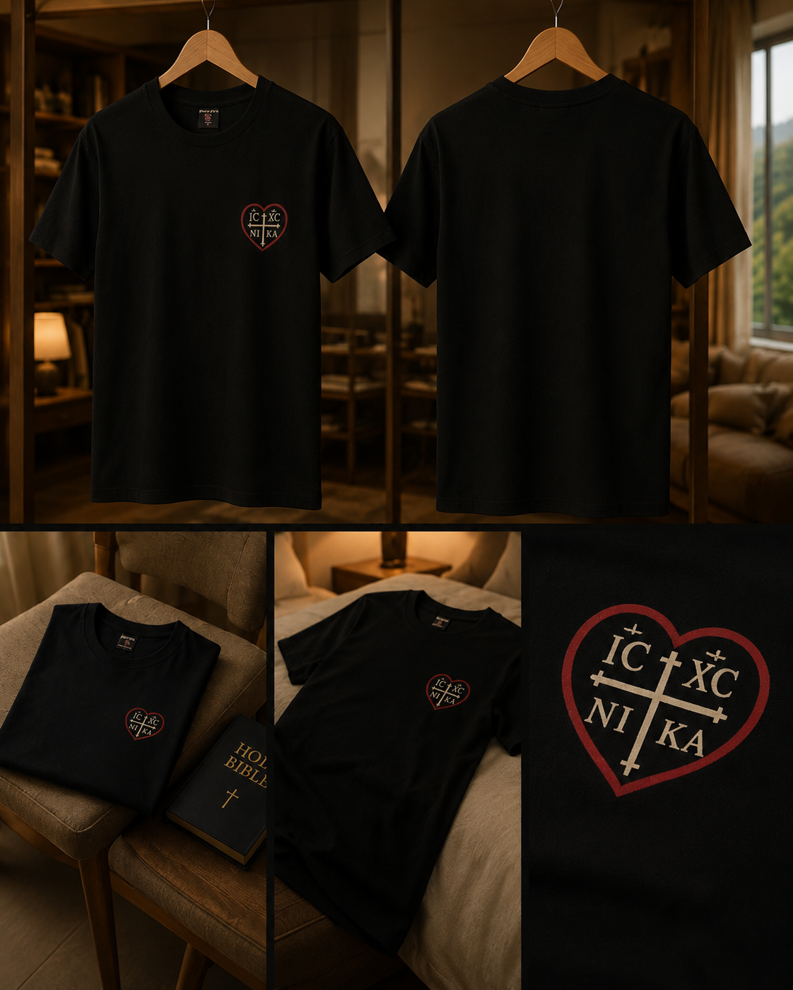 IC XC NIKA Heart Tee – Unisex