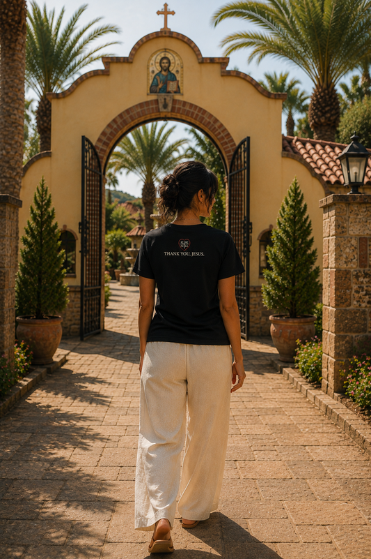 Thank You Jesus — Minimal Heart Women’s Tee