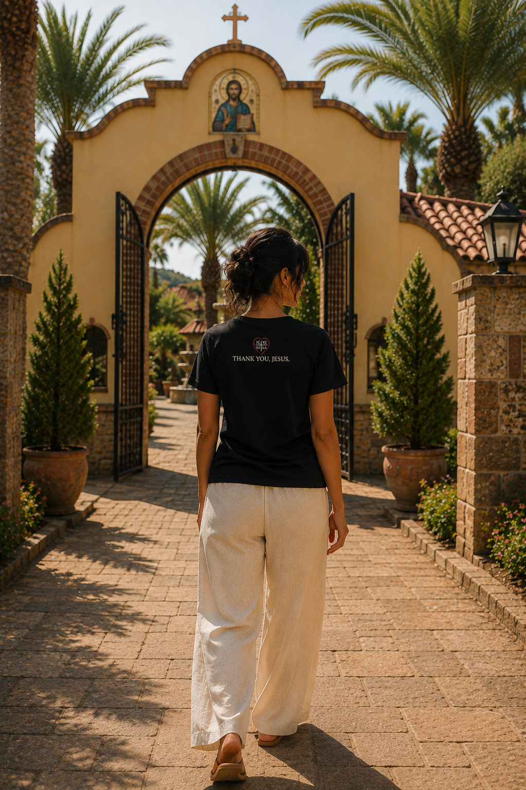 Thank You Jesus — Minimal Heart Women’s Tee